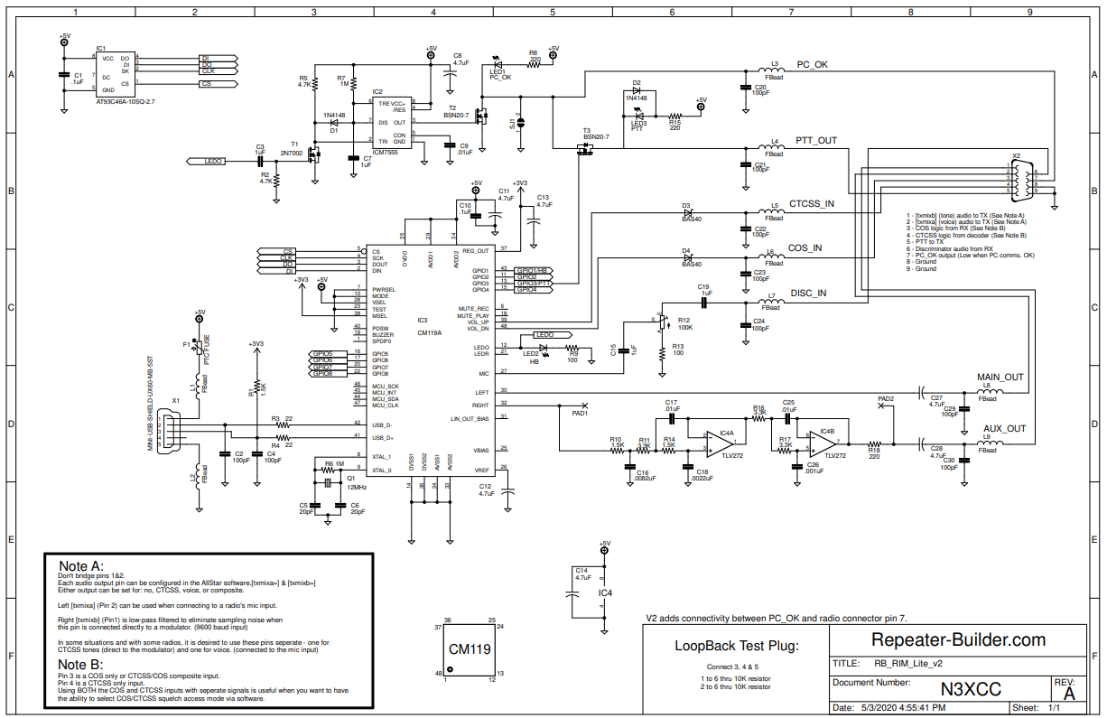VK4PK Radio Interface Module RBRIMLite
