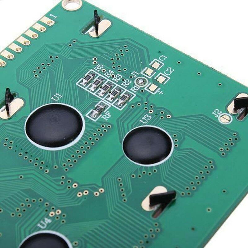 2PCS 2004A LCD Module 5V – Yellow-Green Screen 16x2 Character Display