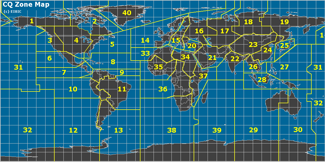 CQ Zones